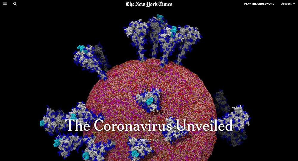 New York Times coverage of SARS-CoV-2 RNA structure work